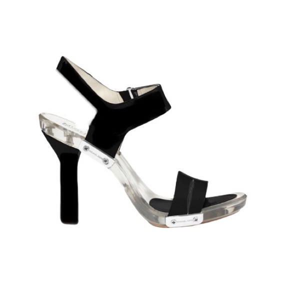 Michael Kors Lucite Lani Sandal Stilettos Platforms | 7.5